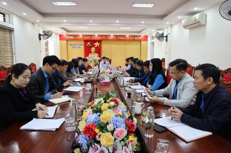 Ban Chỉ đạo Phát triển đoàn viên, thành lập công đoàn cơ sở họp cho ý kiến về kế hoạch nhiệm kỳ 2023-2028. 